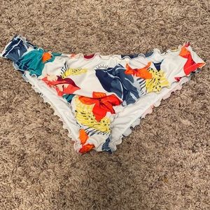 Hollister Ruffle Back Swim Bottoms